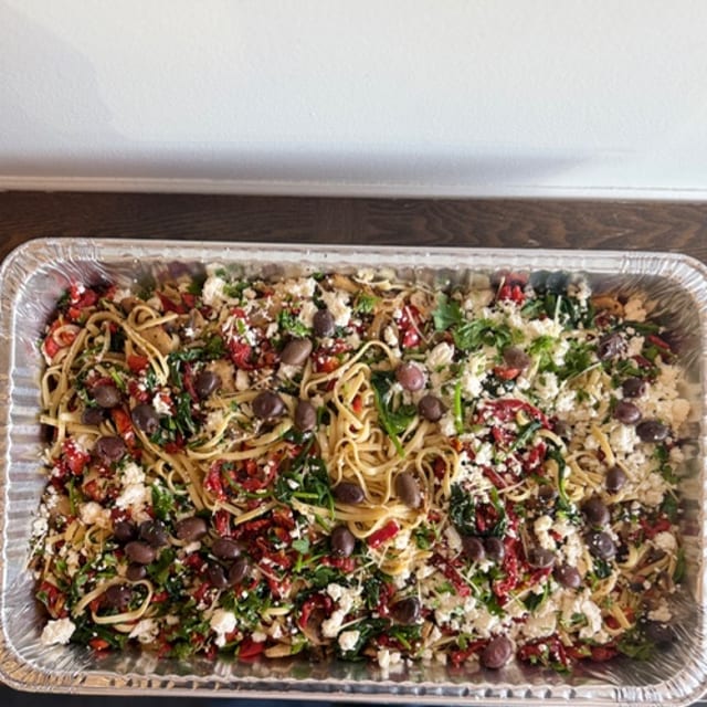 Mediterranean Pasta Platter  (Serves 15-30).