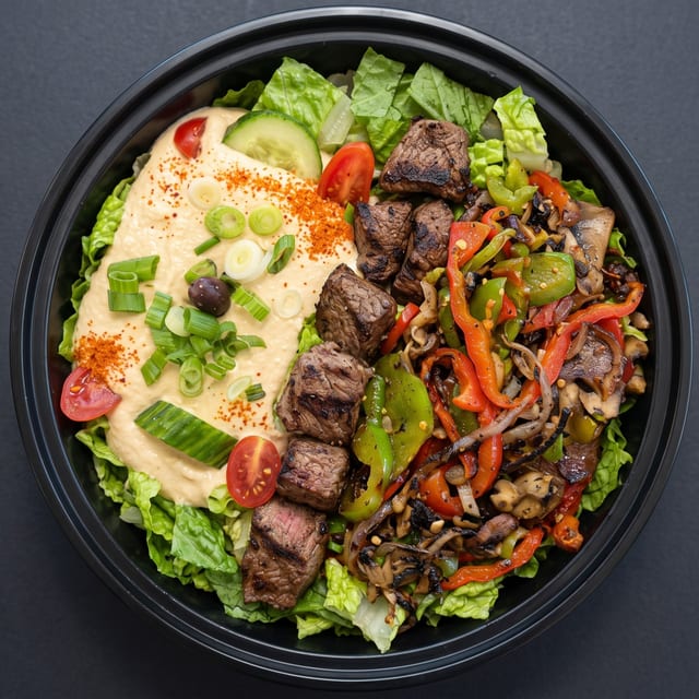 Beef Shish Plate.