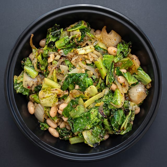 Greens & Beans.