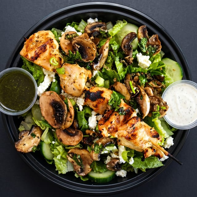 Grilled Shish Taouk Plate.