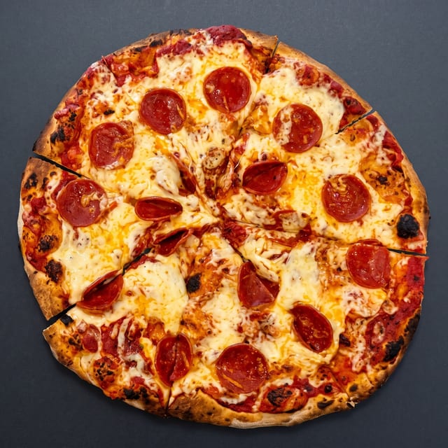 Traditional Cheese Pizza.