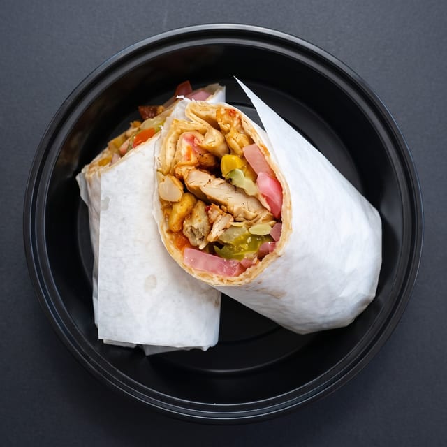 Chicken Shawarma Pita.